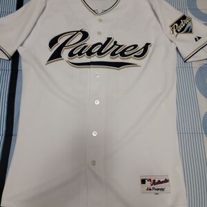 Mens San diego Padres Authentic Majestic Home Jersey